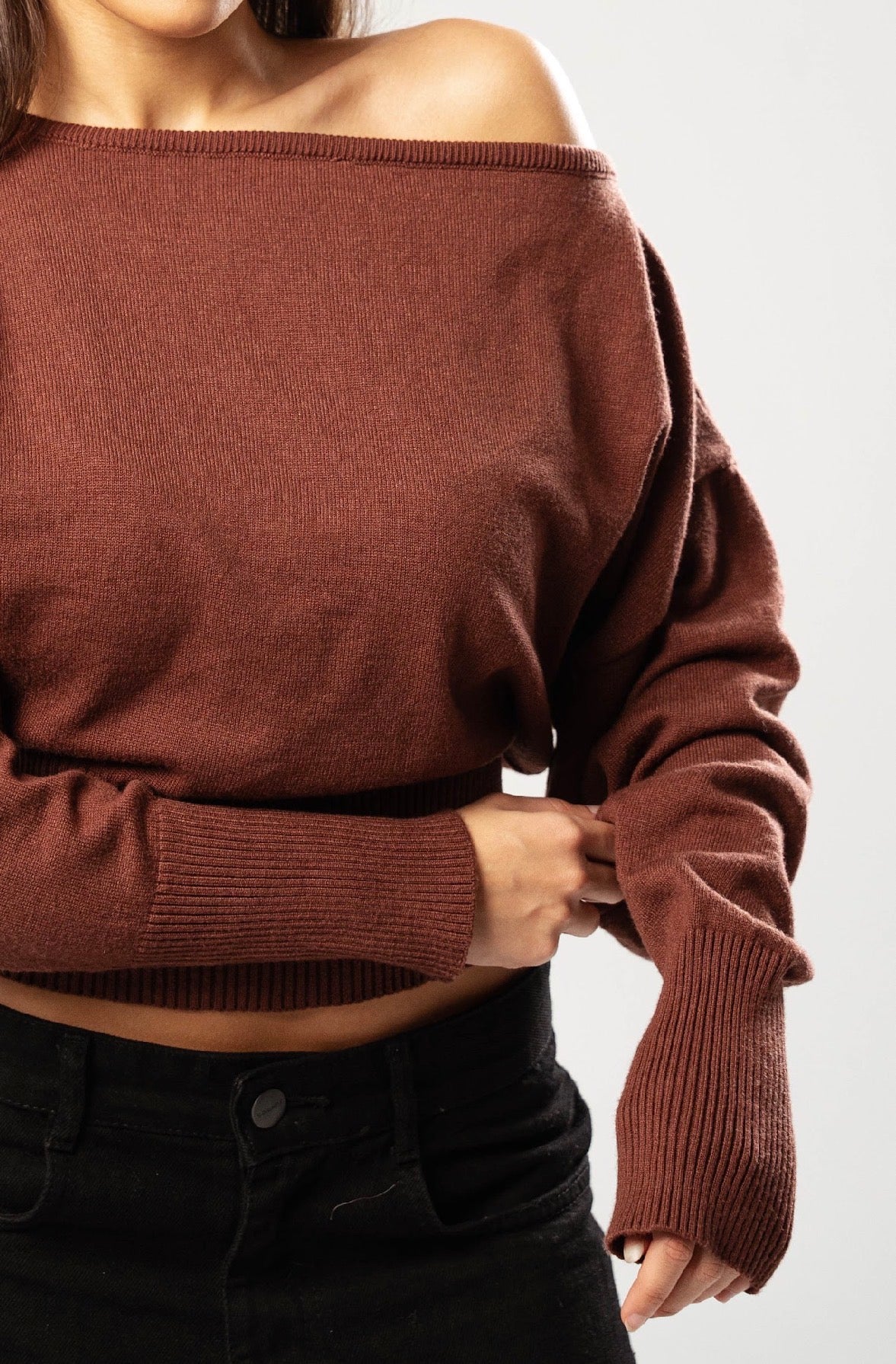 Brown Rosa Top