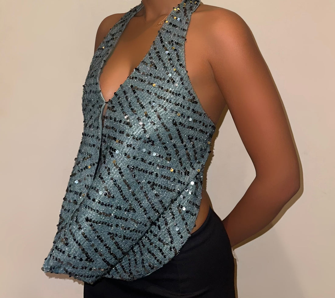 Tahitian  Pearla Halter Top