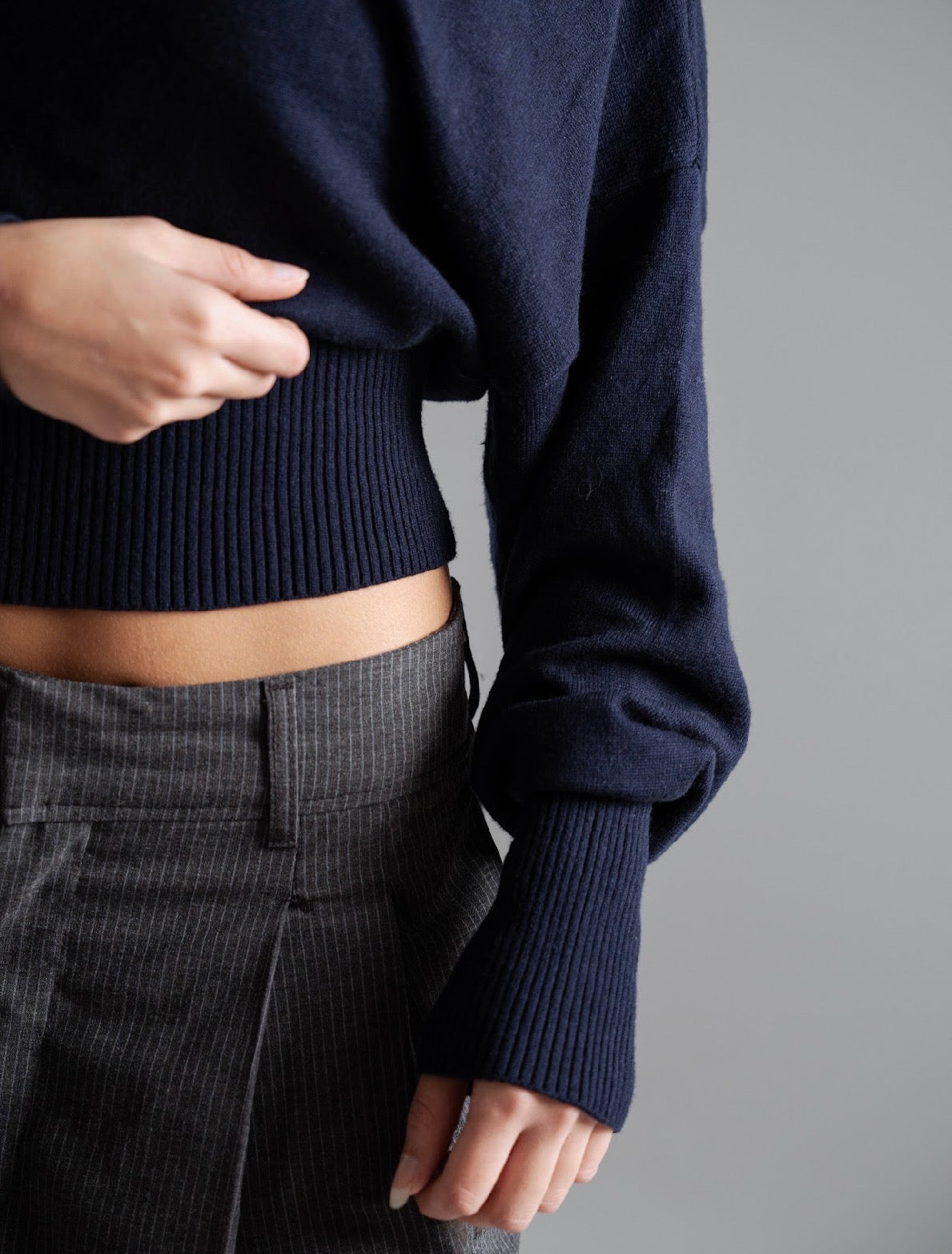 Navy Blue Pearla Top