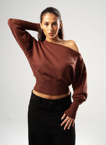 Brown Rosa Top