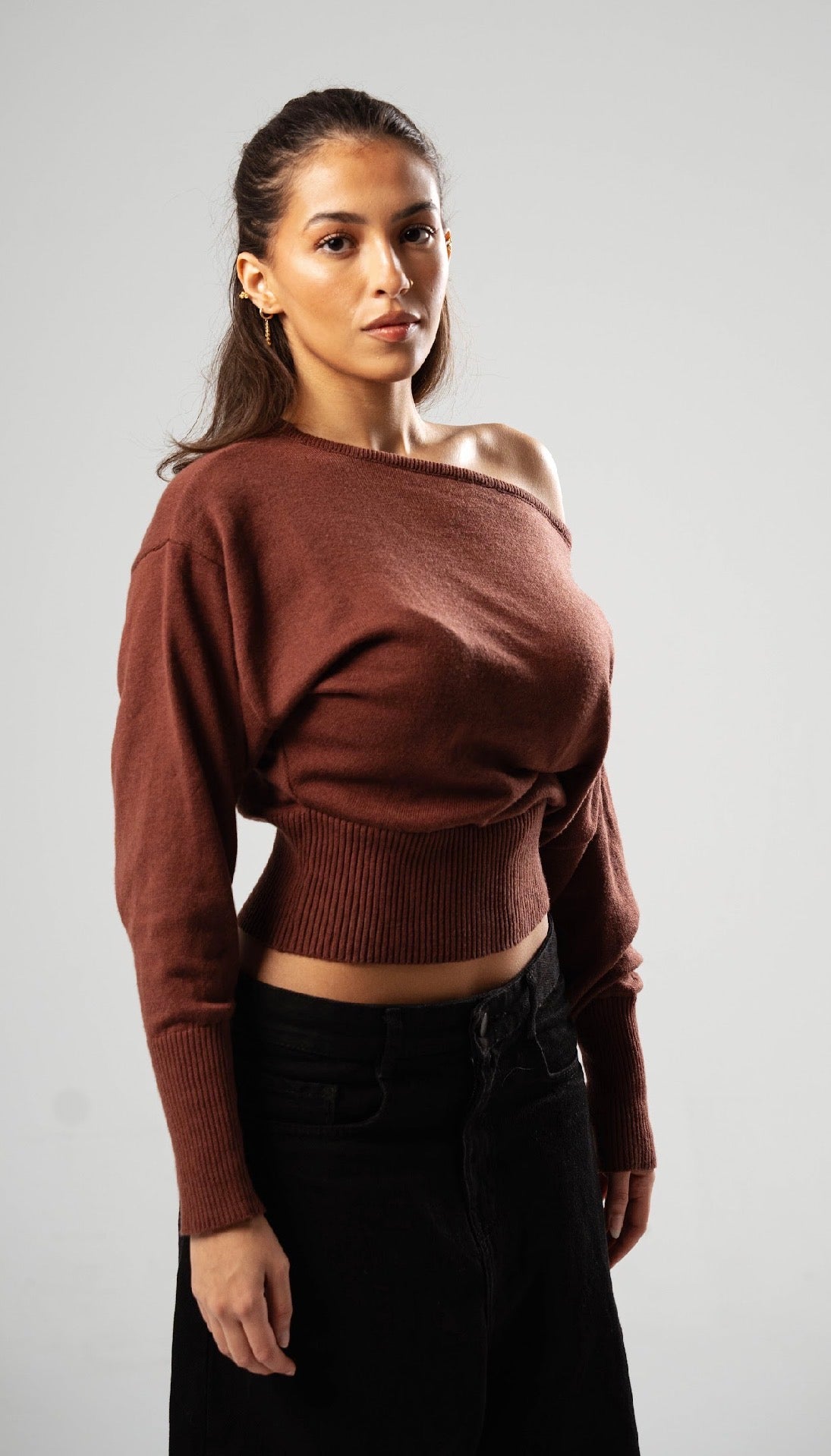 Brown Rosa Top